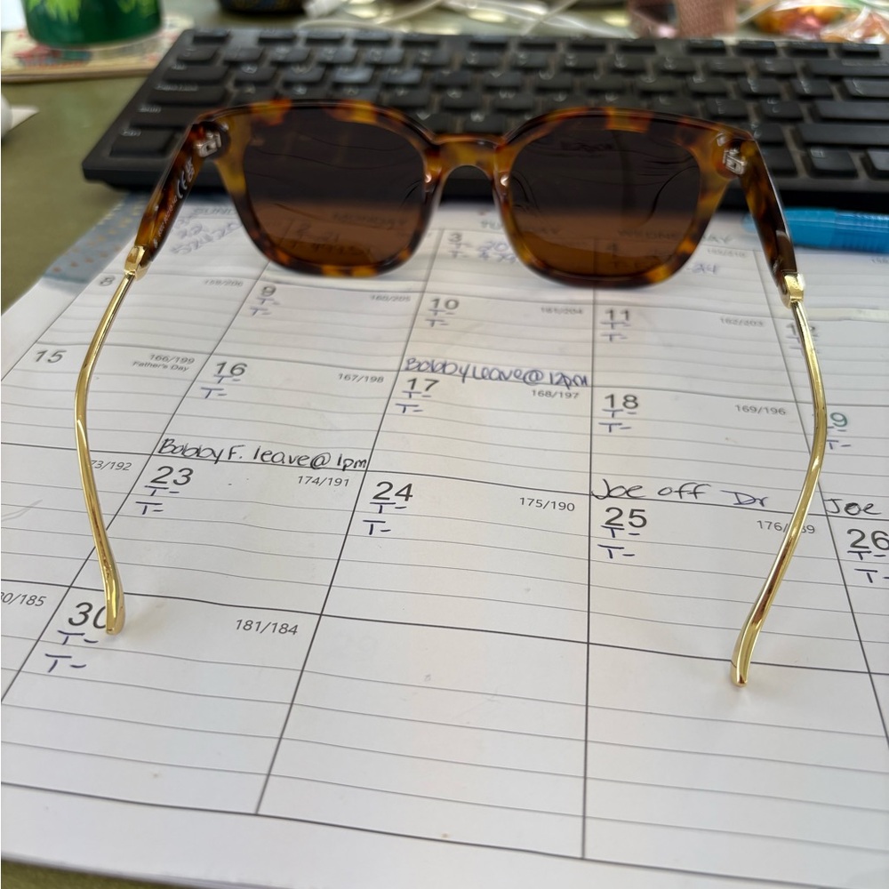 Chic Tortoise Shell Sunglasses - Picture 3 of 5